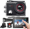 AKASO アクションカメラ 4K-EK7000 PRO 2000万画素 タッチパネル式 外部マイク対応 手ブレ補正 WIFI搭載 広角レンズ …