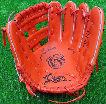 【Jr】【少年軟式 オールラウンド用 高学年向け 右投げ用】【久保田スラッガー】SLUGGER(Fオレンジ)【型付け無料】