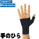 ■メーカー：ザムスト（ZAMST） ■定価：\1,700（税抜き） ■サポーター：手のひら用 ■1枚入り ■サイズ：S、M、L（左右兼用） ■カラー：ブラック ■素材：ナイロン、ポリウレタン 手首〜手のひらの軽い圧迫・保護に 　 独自のサポートラインによって、手首〜手のひらを優しくサポートします。 かさばらず、肌あたりがよく、快適な装着感 薄く、衣類とのかさばりが気になりません。縫い目も少なく、優しい肌あたり。 ライトスポーツにおすすめ 長時間の着用においても装着感が気にならず、日常生活においても使用できます。