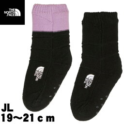 2023秋冬【KIDS　JL　19～21cm】【THE NORTH FACE】＜K Nuptse Bootie Socks＞ヌプシ ブーティソックス（キッズ）　ノースフェイス　靴下　ルームソックス