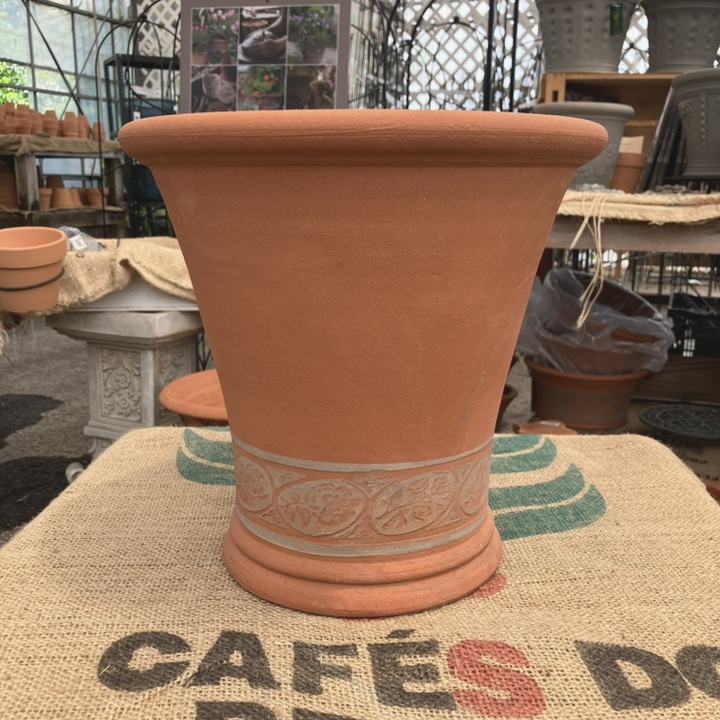 テラコッタ鉢 ウィッチフォード Whichford Tree Rose Roulette 388ss（代引き不可）｜資材04-PAのサムネイル