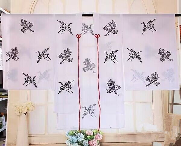 実物撮影！　巫女服 巫女装束 巫女衣装 こども用 千早 ちはや 神事 神社 キッズコスチューム 舞台ステ..