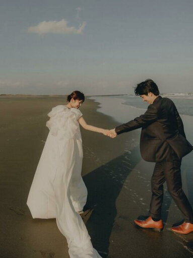 実例写真!リボン ふわふわ袖 可愛い ふんわりシフォン ブライダル 前撮り 抜群のおしゃれ見え ウェディングドレス 実例写真!リボン ふわふわ袖 可愛い ふんわりシフォン ブライダル 前撮り 抜群のおしゃれ見え ウェディングドレス