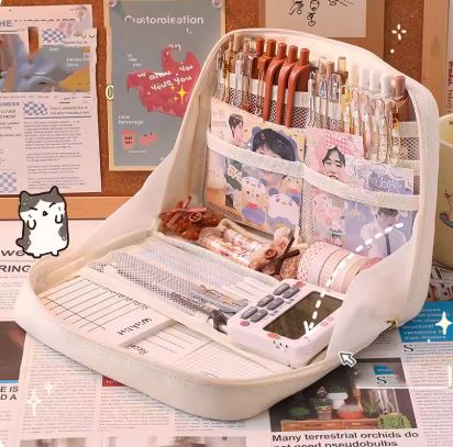 Rakuten - ペンケース マチ付き 大容量 手帳ケース 手帳入れポーチ 収納 ポーチ 母子手帳ケース お薬手帳 通帳入れ 筆箱 小学生 低学年 高学年 女の子 おしゃれ かわいい 韓国 雑貨 おしゃれ プレゼント ギフト プチギフト ざっか 新生活 文房具 日用品雑貨 文房具 会社 学校