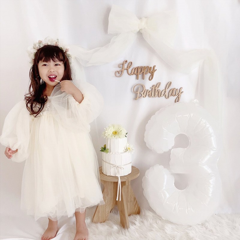 ドレス 1歳 誕生日 ハーフ バースデー 服 衣装 結婚式 赤ちゃん ベビー キッズ 子供 韓国 ハーフバースデー 女の子 2歳 1歳誕生日 70 80 90 100 110 七五三 ワンピース 三歳 3才 写真 衣装 ぽわん 80cm 一歳 ひな祭り ひなまつり 100日 100日祝い