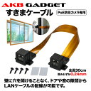 隙間用 LANケーブル 30cm 中継 延長 フラットケーブル 配線 工事不要 CAT5e対応 100BASE-TX 高速伝送 100Mbps 屋内 屋外 家 ...