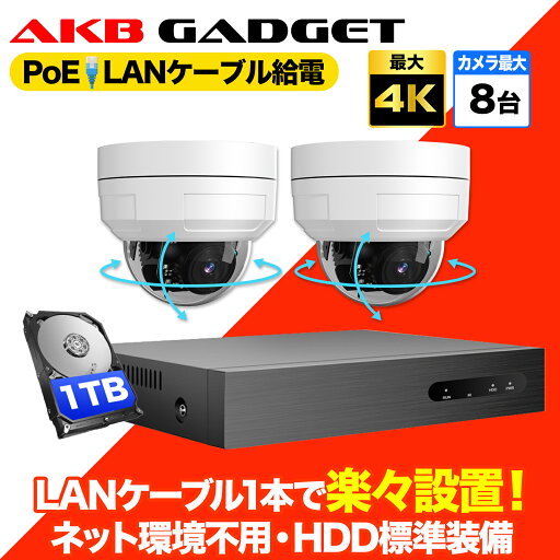 防犯カメラ 屋外 セット 800万 家庭用 レコーダー PoE給電 2台PTZカメラ 屋内 有線 PoE ネットワークカメ IP66防水 双方向音声 暗視撮影 動体検知 アプリ通知 防犯カメラ 屋外 セット 800万 家庭用 レコーダー PoE給電 2台PTZカメラ 屋内 有線 PoE ネットワークカメ IP66防水 双方向音声 暗視撮影 動体検知 アプリ通知