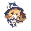 東方Project アクリルキーホルダー ゆるっととうほう 2 霧雨魔理沙 / イザナギ 入荷予定:2017年10月頃