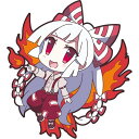 東方Project アクリルキーホルダー ゆるっととうほう 28 藤原妹紅 / イザナギ 入荷予定:2017年10月頃