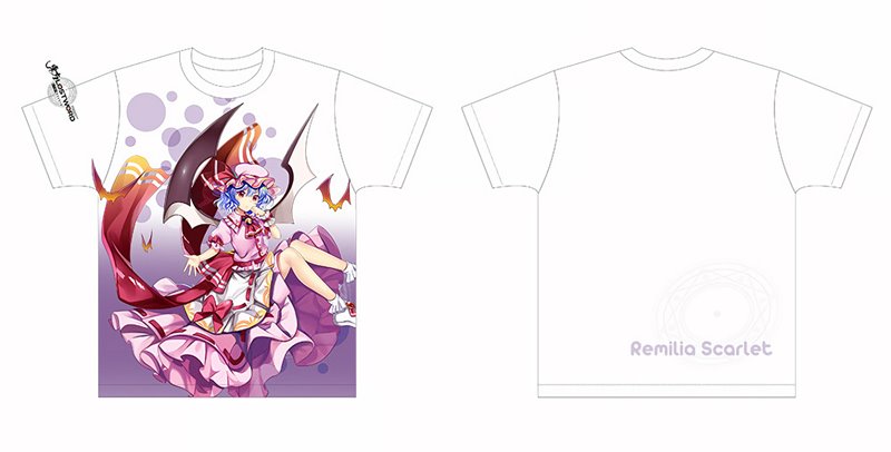 東方LOSTWORD フルグラフィック Tシャツ レミリア・スカーレット / グッドスマイルカンパニー 発売日:2020年03月25日