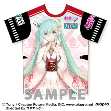 初音ミク GTプロジェクト フルグラフィックTシャツ レーシングミク Tony 晴着 応援Ver. / アクアマリン 発売日:2019年02月28日