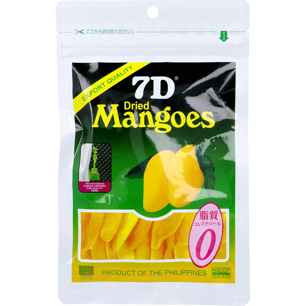 お菓子 7D セブンディー ドライマンゴー 60g 脂質ゼロ コレステロールゼロ 南国フルーツ ドライフルー..