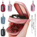 スマートキーケース 窓付きダブルジッパー トヨタ レクサス ニッサン 日産 ミツビシ ホンダ マツダ スバル スズキ ダイハツ メルセデス・ベンツ BMW フォルクスワーゲン キーケース 収納 ケース カバー スマートキー