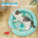 ペットベッド 夏用 接触冷感 夏 ペット用ベッド マット クッション おしゃれ 犬 猫 夏 ひんやり 洗える 滑り止め 通気性 クール 涼しい 暑さ対策
