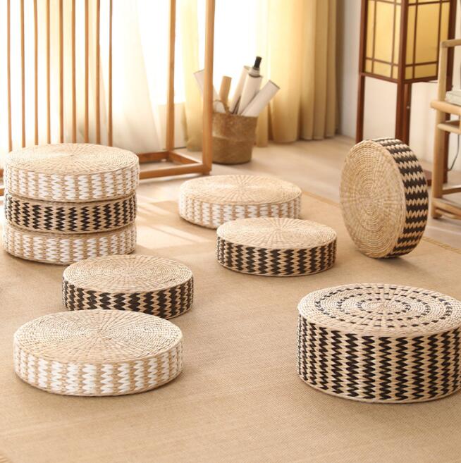 Rakuten - クッション 座布団　高反発 厚み20センチ/10センチ スツール 椅子 キッズ 子供用 極厚 クッション 足置き 座椅子 椅子 リネン フットレスト 床 座る おしゃれ 北欧 インテリア 雑貨 子供 丸椅子 小さい いす 玄関 ミニ イス