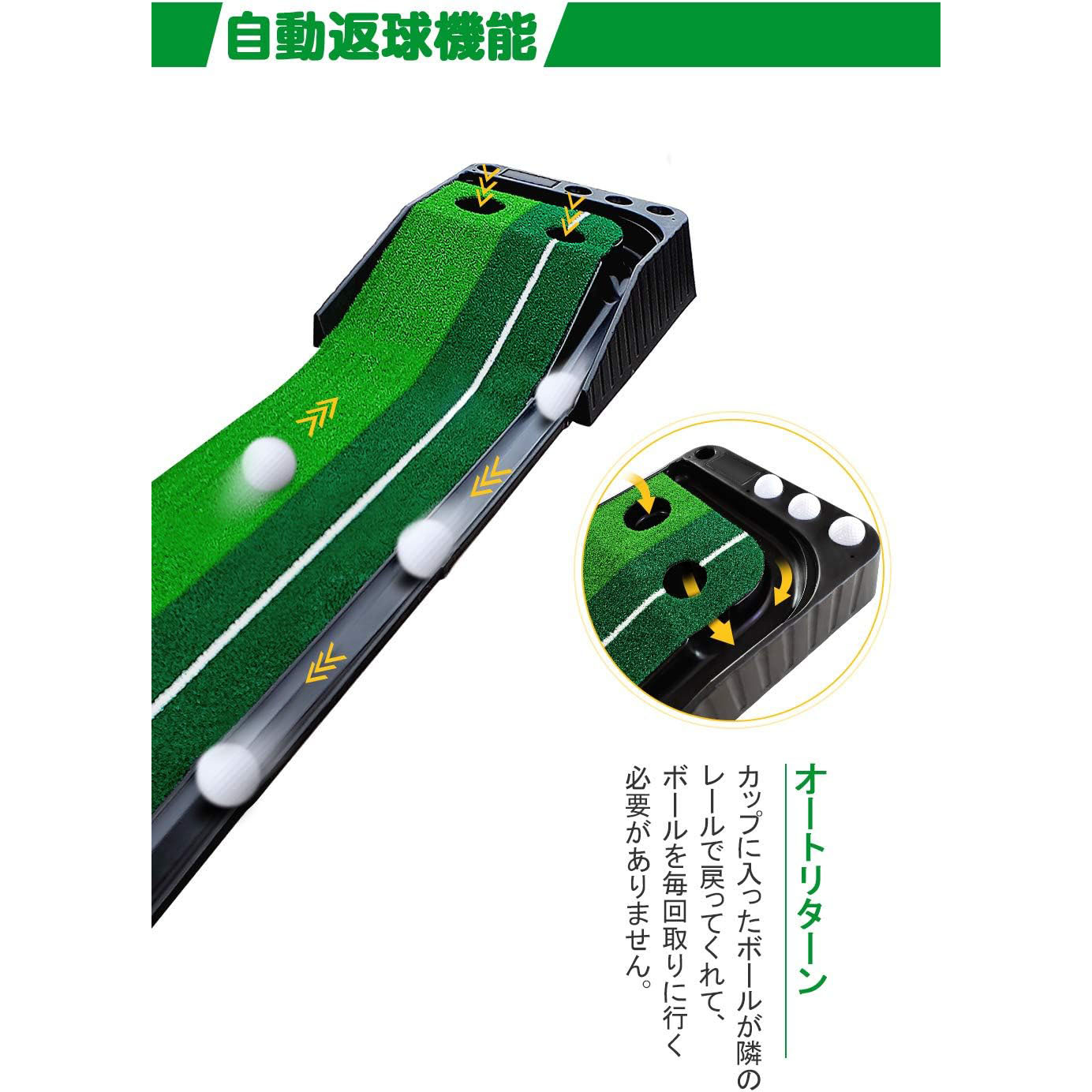 パターマット 練習 2.5m 3m 2ホール ...の紹介画像3