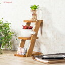 フラワースタンド 木製 プランタースタンド ガーデニング シェルフ 棚 インテリア