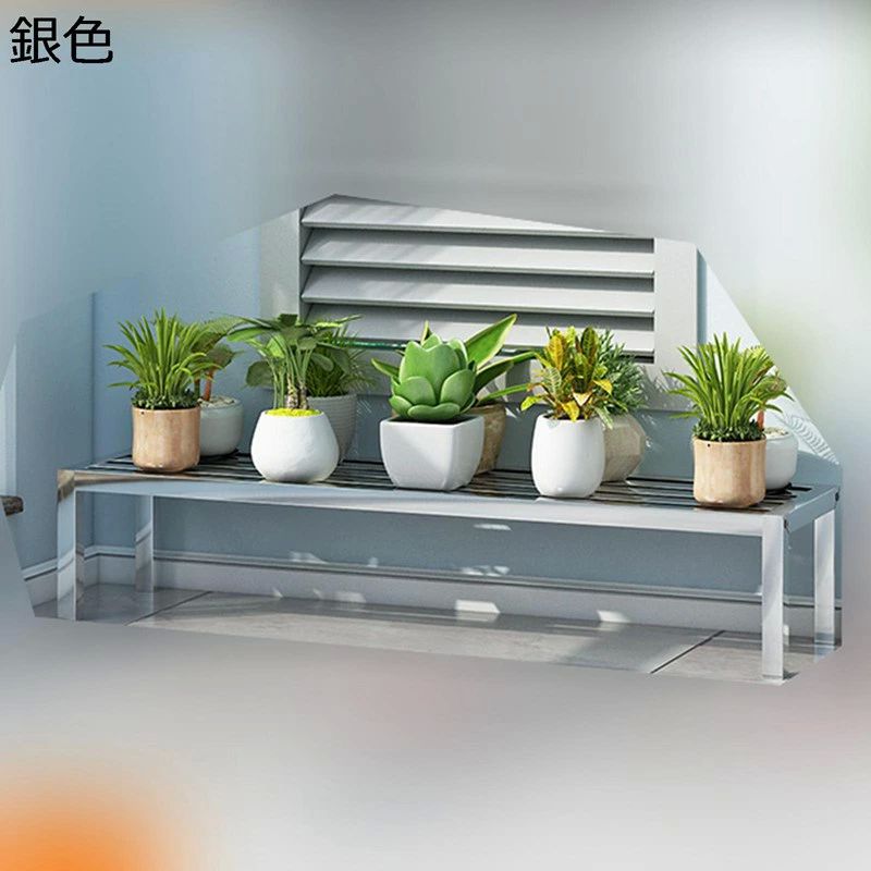 乐天商城 - フ 植物棚 盆栽棚 花置き棚 横型花台 階段状 錆びない 園芸ラック 屋外 鉢置き ステンレス鋼制 フラワースタンド ガーデンラック