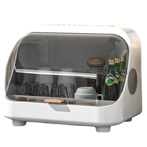 食器乾燥機 食器乾燥器 USB充電 小型 大容量 引出しタイプ 食器棚水切りラック 縦型プチ洗食 オゾン殺..