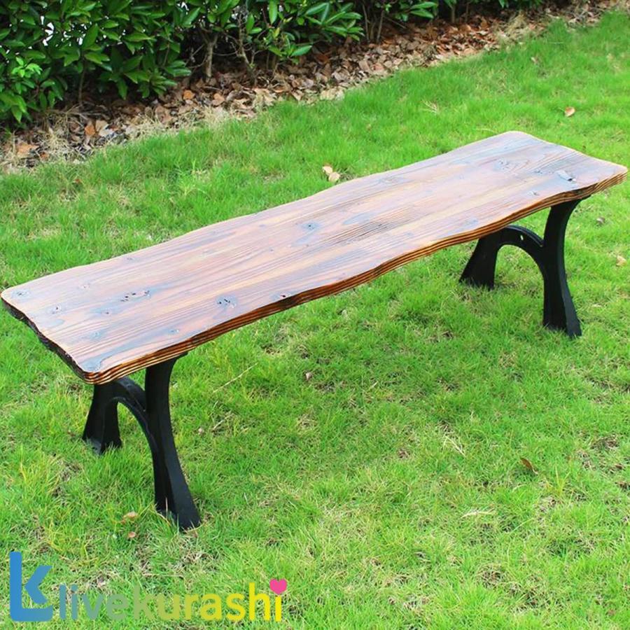 屋外ベンチ ガーデンベンチチェア 大型ガーデンチェア木製パークベンチチェア 休憩所玄関台ベンチ ベラ..