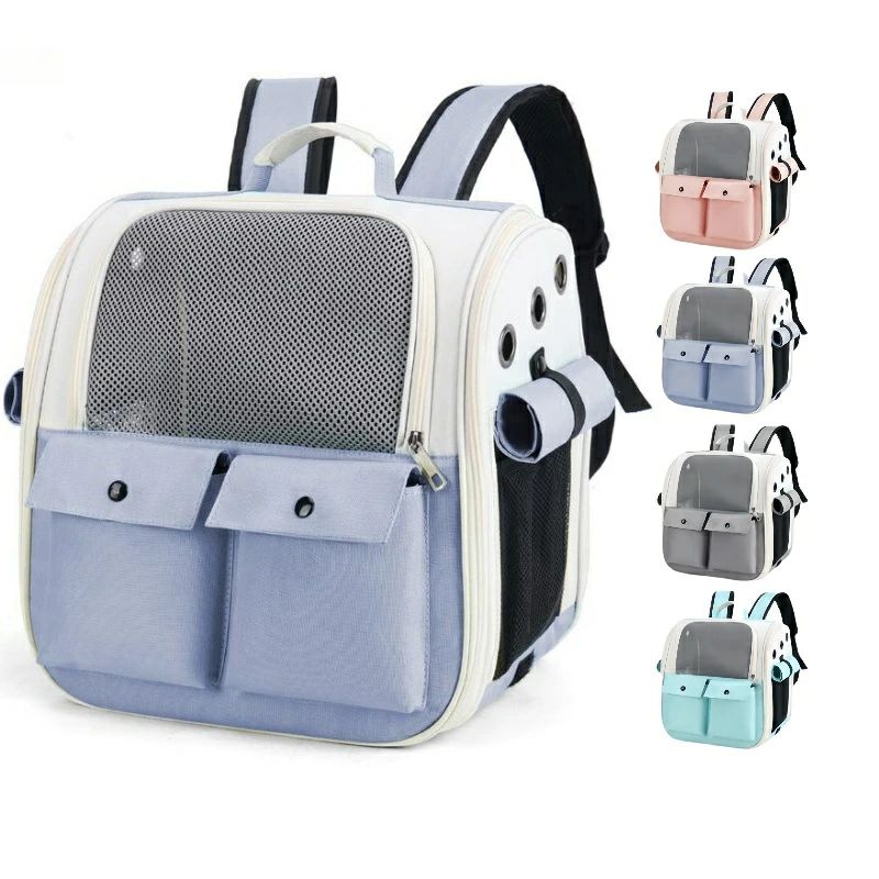 猫 キャリー リュック ペット キャリーバッグ 犬 猫 リュック 広い空間 通気性 軽量 折りたたみ式 脱歩..