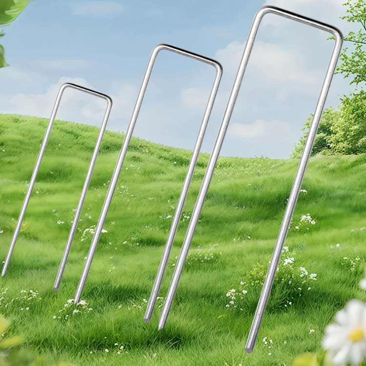 防草シート 2.5mm 防そうしーと 固定ピン 防そうシート Uピン杭 ピン おさえピン 100本 防草しーと 除..