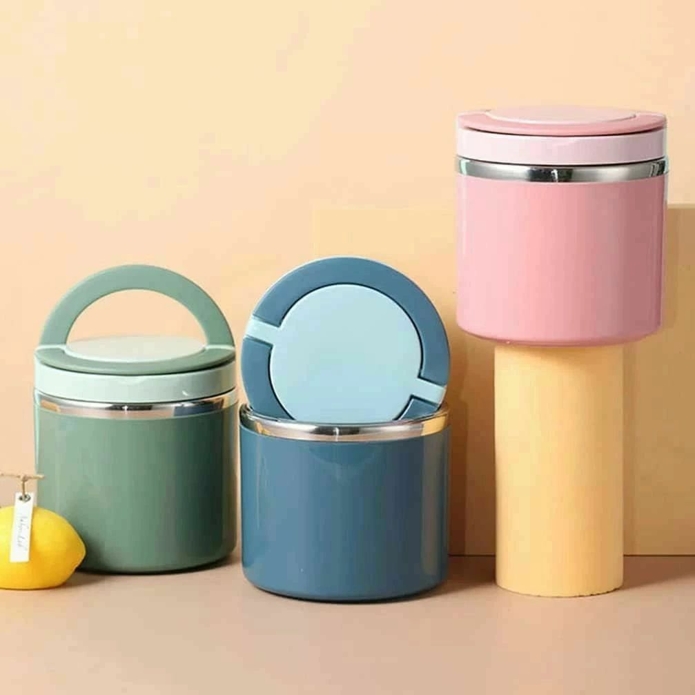 Rakuten - 中空保温断熱 保温 保冷 スープボウル304ステンレス弁当箱 朝食カップ ml 1000 ランチ缶 ランチボックス ステンレス