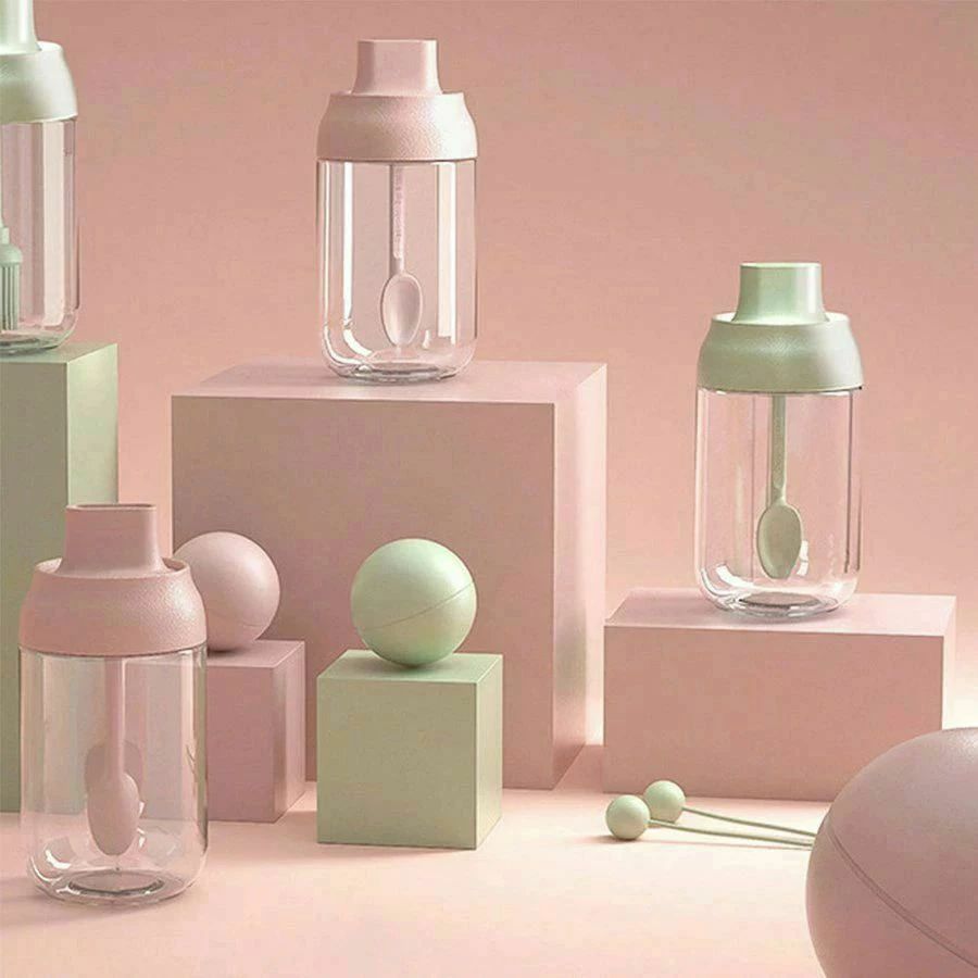 【 】 砂糖入れ 塩入れ ポット キッチン 収納 250ml-E 耐熱ガラス調味料容器 容器 固まらない 塩 砂糖 ..