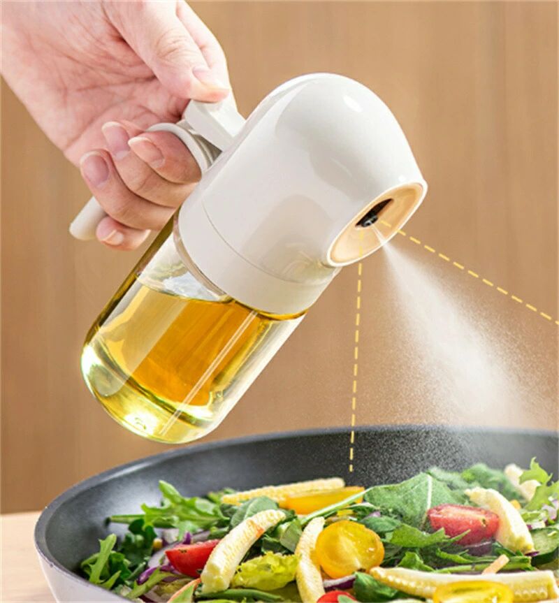 オイルスプレー オリーブオイル スプレー 耐熱ガラス 霧吹き 料理用 油 オイルスプレー 霧状 スプレー ..