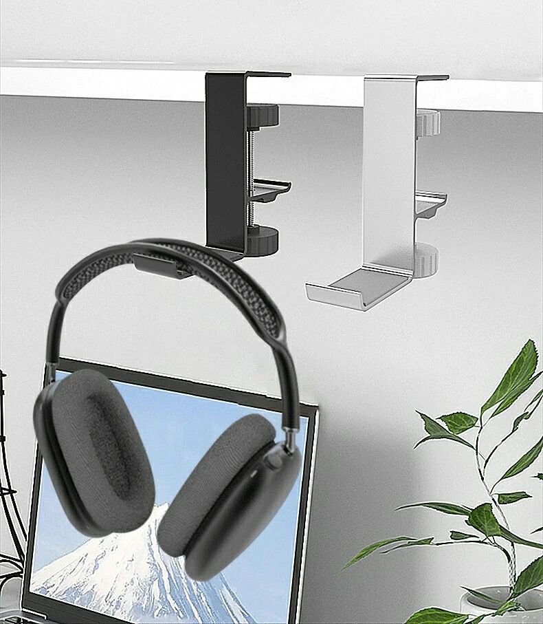 ヘッドホンホルダー ヘッドホンスタンド ヘッドホンアクセサリー ヘッドフォン フック ハンガー 吊り下..