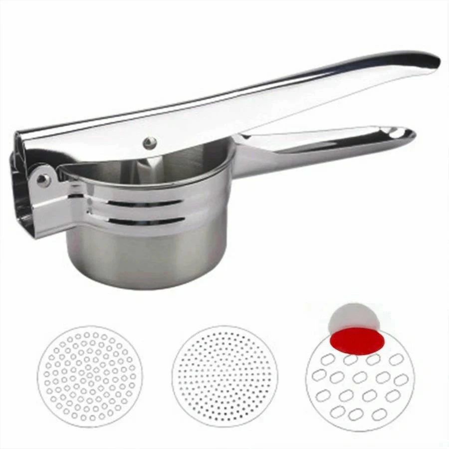 ポテトマッシャー ポテトライサー ラスポテト用 ステンレス製 簡易型成型機 手動 絞り フルーツ マッシ..