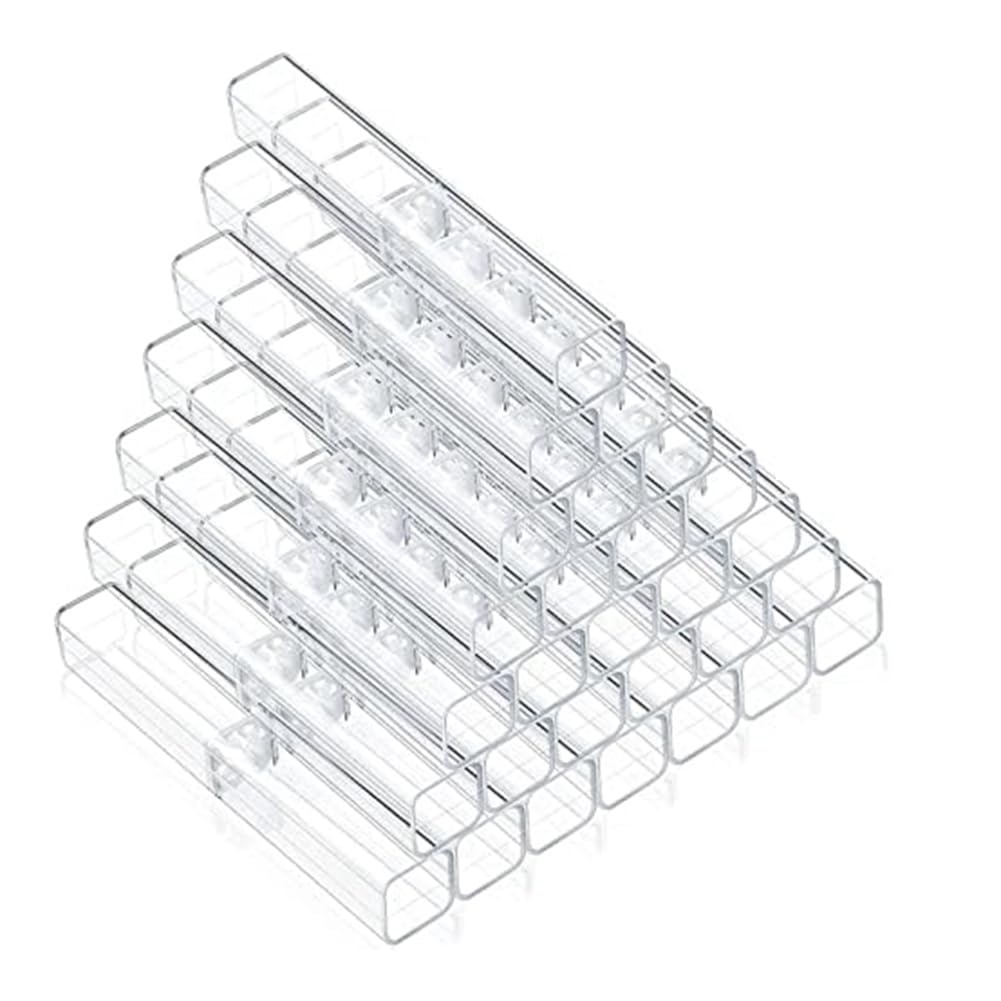 Rakuten - 40個のプラスチック透明アクリルペンケースギフト空の筆箱プラスチックペン収納透明プラスチック筆箱
