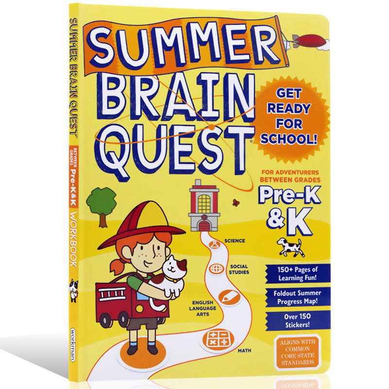  「1325」 SUMMER BRAIN QUEST PRE-K 英語教材　英語勉強　英会話　英会話入門　子供英会話　キッズ英会話