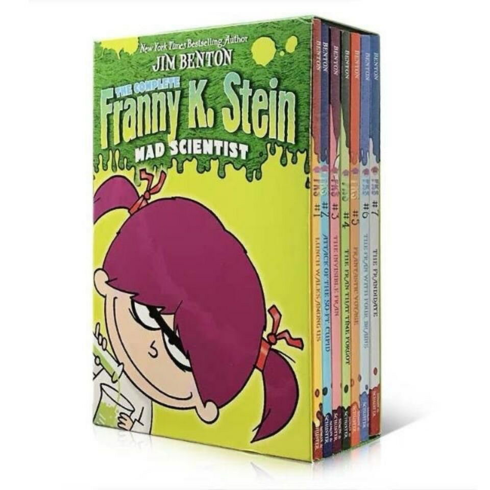 The Complete Franny K.Stein Mad Scientist 7册　洋書 英語絵本 子供向け　洋書　英語教材　英語勉強 英会話 子供絵本 　キッズ英語　英会話入門　子供英語 子供英会話