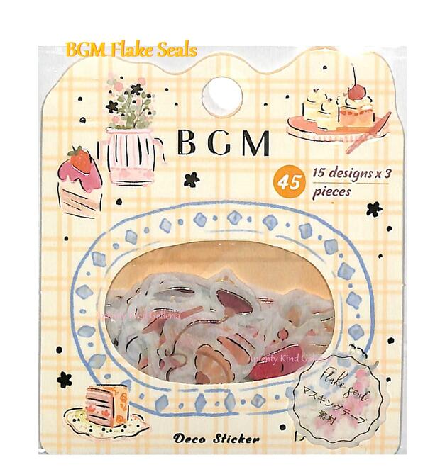 【BGM フレークシール】Deco Sticker BS-F