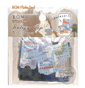 【BGM フレークシール】Fantasy trip BS-TF015 -幻の旅- ネコランド トレーシングペーパーシール 15デザイン× 各3枚 全45ピース入り ビージーエム シールフレーク 切符風 景色 風景 ねこちゃん 猫柄 花火 海 自転車 絵本風※3個限【3cmメール便OK】