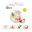 【 BGM 2024 Xmasマステ 】 クリスマス限定 BM-SPLM051 空飛ぶ少女 X'mas 箔押 マスキングテープ ビージーエム 幅 20mm 限定...