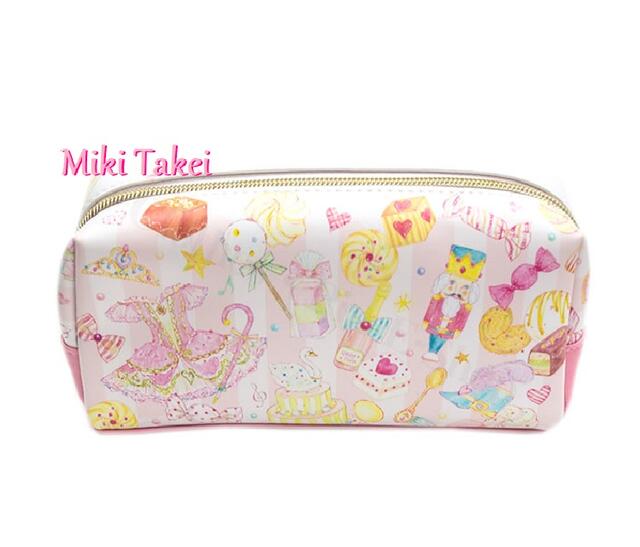 【 Miki Takei グッズ】 たけいみき BOX ペンポーチ CP-15367 くるみ割り人形 内ポケット付きTakei Miki ボックス ペンケース 筆箱 筆ばこ ふでばこ 入学 新学期 進級 鉛筆 収納 筆記具入れ プレゼント ギフト ペン保管【3cmメール便不可】