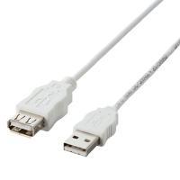 Rakuten - 【 ELECOM ( エレコム ) 】 RoHS 指令準拠の 環境にやさしい USBケーブル エコ USB 延長ケーブル 3m長さ USB-ECOEA30WH