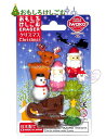 【 大人気商品 】 おもしろ けしごむ ブリスターパック ER-BRIO47 クリスマス 消しゴム サンタクロース 雪だるま トナカイ サンタの そり クリスマ...
