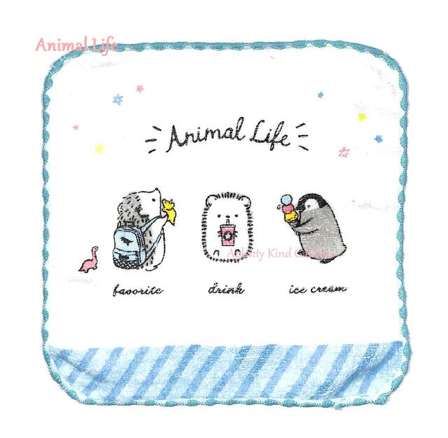 【 Animal Life グッズ 】 ちびタオル はんかち アニマルライフ　NO.25460 ハリー ペンギン プチタオル..