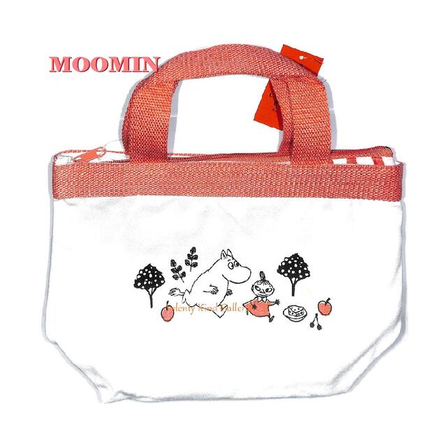 楽天Aplenty Kind Galleria【MOOMINグッズ】ムーミン 森のキッチン 保冷バッグ　NO.24653　保冷機能 中袋 取外し可能 ★ むーみん クールバッグ ★ ミニトートバッグ 横型 ランチバッグ 手提げ袋 お弁当箱 バッグ ランチグッズ リトルミイデザイン 北欧【3cmメール便OK】