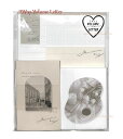 【 Photo Letter Set 】 ボリューム レターセット NO.207021 モノクローム ダイアリー/ MONOCHIROME DIARY 2柄 封...