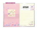 【 MOOMIN グッズ 】 ムーミン レターセット NO.211669 ピンク系 便箋 6枚 封筒 3枚入り セット リトルミイ スナフキン レターパック 手...