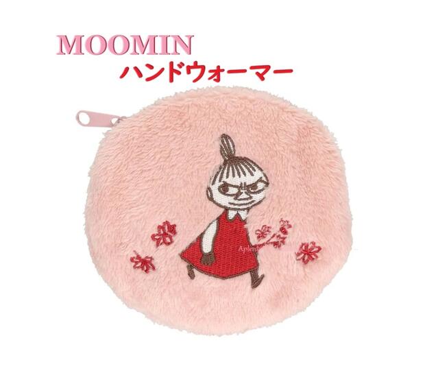 【 MOOMIN グッズ 】 ムーミン ハンド ウォーマー NO.214856 お気に入り リトルミイ 赤色 ドレス姿 丸型 カイロポーチ 繰り返し使えます レンジで 30秒 シリカゲル袋を 温めて あったかグッズ 寒さ対策 防寒グッズ 通勤 通学 HOT WARM ポーチ【3cmメール便OK】