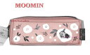 【 MOOMIN グッズ】 ムーミン パコトレー ペンケース NO.211674 花と リトルミイ PACO- TRAY パコトレイ ペンポーチ 北欧 筆入れ 筆箱 入学 ギフト 新学期 準備 フラワーデザイン ちびのミイ みい ピンク系 ボタニカル 3か所 仕分け 収納【3cmメール便不可】(3)