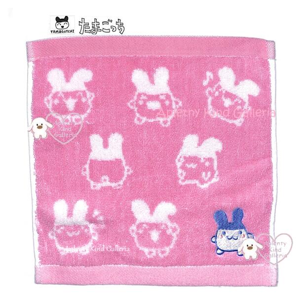 【 TAMAGOTCHI グッズ 】 たまごっち ジャガードタオル NO.220068 みみっち MIMITCHI サイズ: 25 × 25cm ハンドタオル ミニタオル 手拭き タオル コットンタオル フェイス 刺しゅう入り ジャガード織り 衛生用品 入学 給食 部活動 体育 【3cmメール便OK】