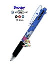 【 SNOOPY グッズ】 スヌーピー ジェットストリーム NO.304683 夜空 ラバー: 黒系 3色 ボールペン インク色: 黒色 赤色 青色 0.5mm...