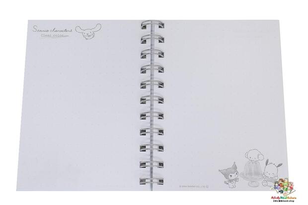 【 SANRIO グッズ 】 A6サイズ リングノート NO.304792　サンリオキャラクターズ ...