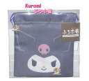 【 Sanrio Kuromi グッズ 】 サンリオ NO.304998 ぷち巾着 クロミ サイズ: 約H120 × W100mm マチ無し くろみちゃん 巾着...